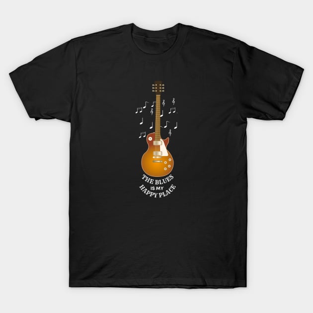 Blues Guitar Music T-Shirt by TeesForThee